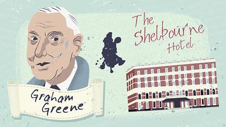 Graham Greene se alojó en el Hotel Shelbourne de Dublín