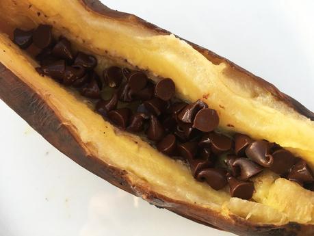 postres rápidos postres para niños postres para barbacoa postres fáciles postres delikatissen postres con plátano Plátano BBQ barbacoa banana bbq 