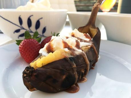 postres rápidos postres para niños postres para barbacoa postres fáciles postres delikatissen postres con plátano Plátano BBQ barbacoa banana bbq 