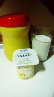 Batido de  yogur y chocolate