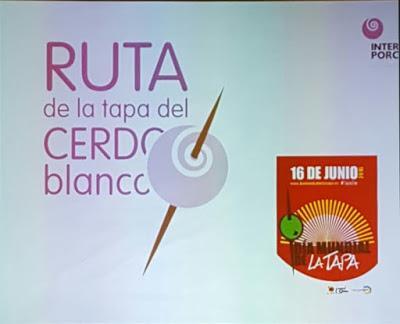 Ruta de la tapa del cerdo blanco