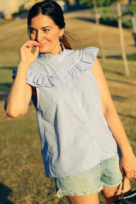 Camisa de volantes Camisa de volantes