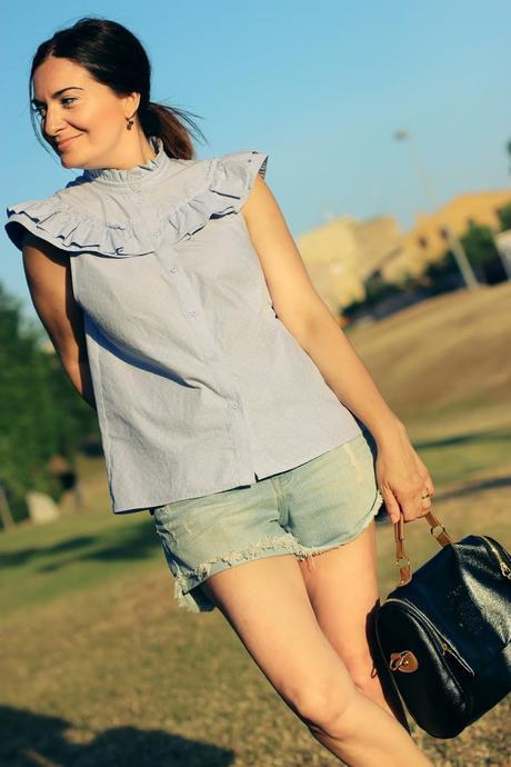 Camisa de volantes Camisa de volantes