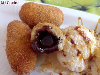CROQUETAS DE CHOCOLATE