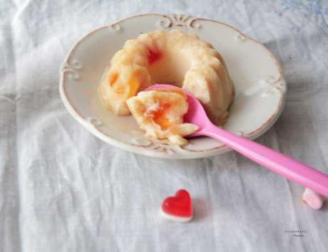 Panacotta de miel y  gominolas