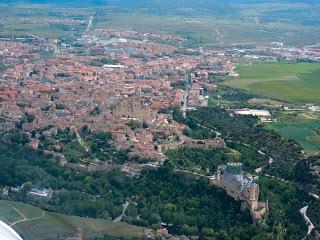 Volando a Segovia