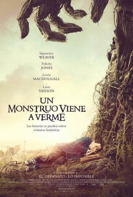 @DiamondFilmsCh: Lanzan bestial afiche de #UnMonstruoVieneAVerme de #JA.Bayona