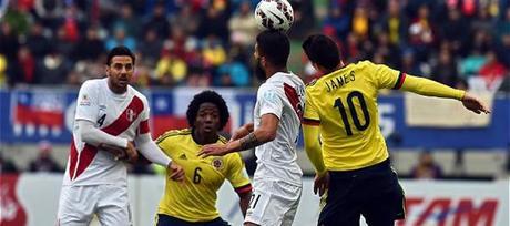 Colombia golea a Perú en los cuartos de final de la Copa América Centenario