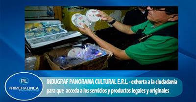 En Cañete; INESCRUPULOSOS COMERCIALIZAN PRODUCTOS DE INDUGRAF PANORAMA CULTURAL E.I.R L…