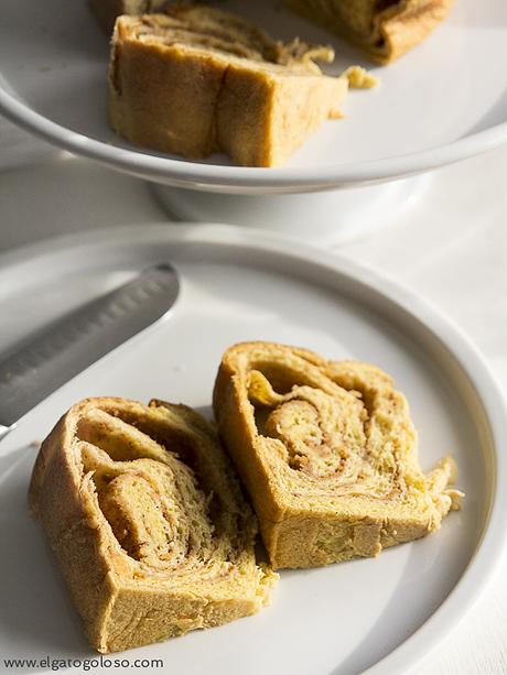 El gato goloso-Pan Babka de batata