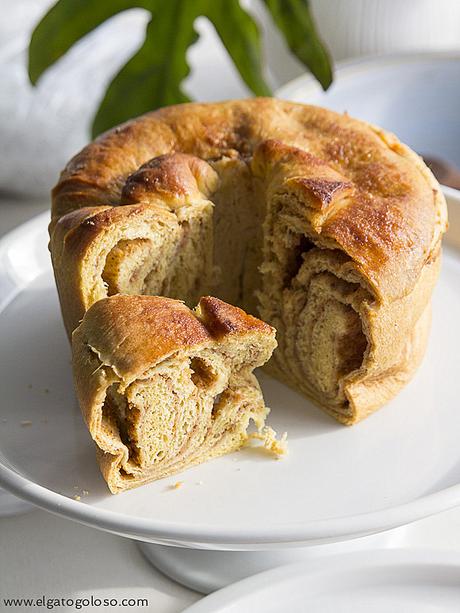 El gato goloso-Pan Babka de batata