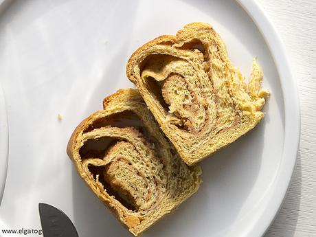 El gato goloso-Pan Babka de batata