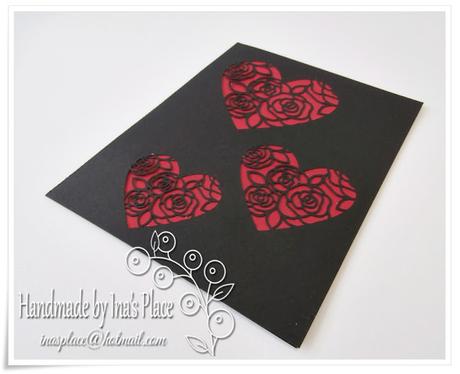 Archivo de Corte para la Cameo - Roses Heart Card.