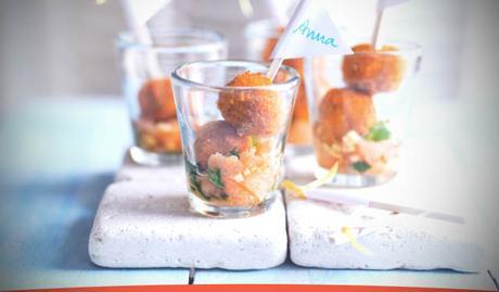 Receta de Albóndigas de gambas estilo oriental Receta Albóndigas de gambas estilo oriental