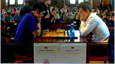 Magnus Carlsen en el Leuven (YourNextMove) Grand Chess Tour (1ª vuelta a Blitz - 5’ + 2”)