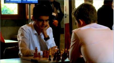 Magnus Carlsen en el Leuven (YourNextMove) Grand Chess Tour (1ª vuelta a Blitz - 5’ + 2”)