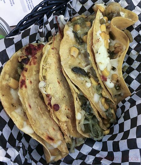 tacos vegetariano Taquiza de Coyo Baco y Boca