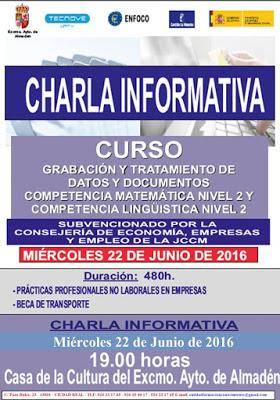 Curso Grabación y Tratamiento de Datos y Documentos en Almadén