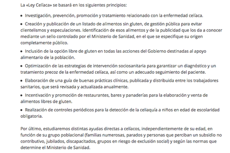 La papeleta de la alimentación en las próximas elecciones