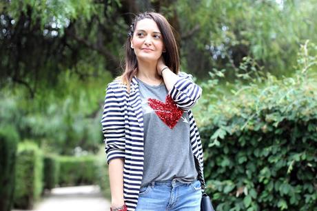 Corazón de lentejuelas