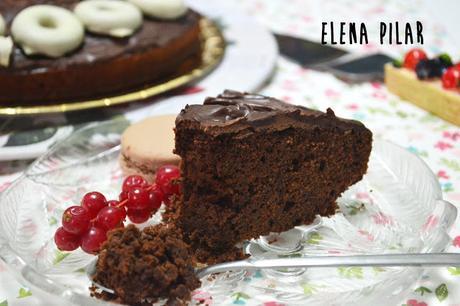 Tarta de chocolate con dos texturas (Thermomix) Tarta de chocolate con dos texturas (Thermomix)