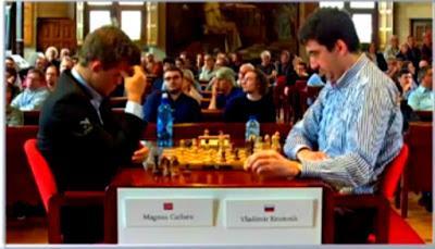 Magnus Carlsen en el Leuven (YourNextMove) Grand Chess Tour (2ª vuelta a Blitz - 5’ + 2”)