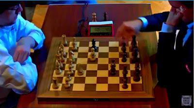 Magnus Carlsen en el Leuven (YourNextMove) Grand Chess Tour (2ª vuelta a Blitz - 5’ + 2”)