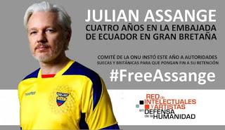 Cuatro años de libertad negada para Assange