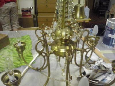 ♥ ♥ ♥ LAMPARA TRANSFORMADA CON PANTALLAS