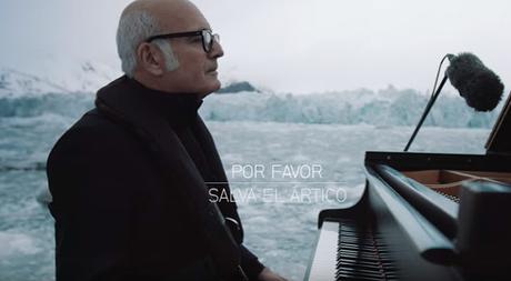 Ludovico Einaudi entre icebergs para salvar el Ártico