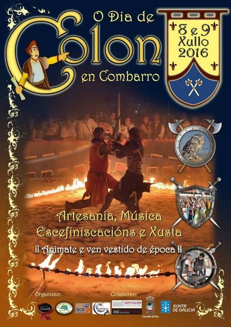 cartel o dia de colon festa medieval 2016