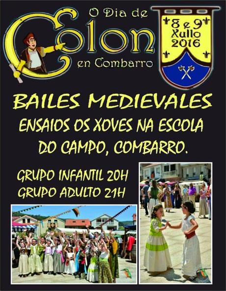 bailes o dia de colon festa medieval 2016