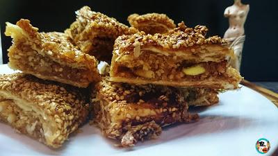 Baklava con hojaldre