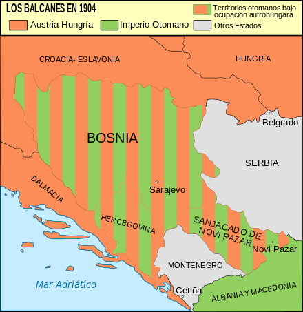 LA CRISIS DE LOS BALCANES DE 1908