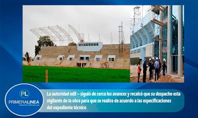 AVANZA MEJORAMIENTO DEL ESTADIO ROBERTO YÁÑEZ…