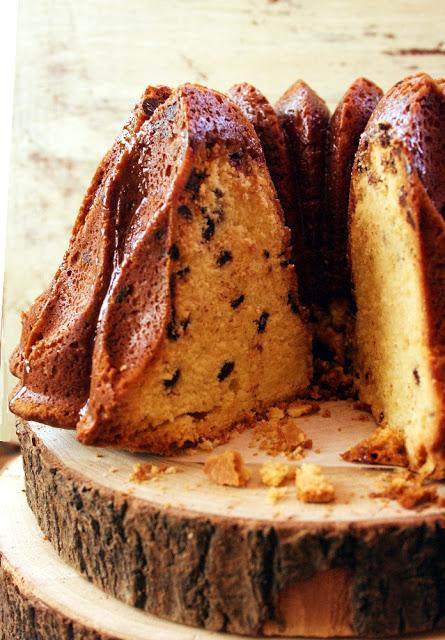 7 Up Pound Cake with Chocolate Chips