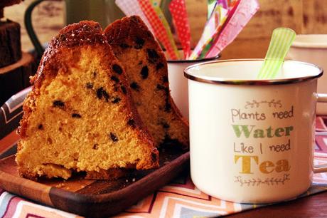 7 Up Pound Cake with Chocolate Chips