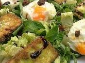 Ensalada Tofu Empanado, Huevos Soja