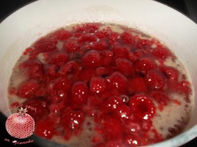 Salsa de frambuesa para carne