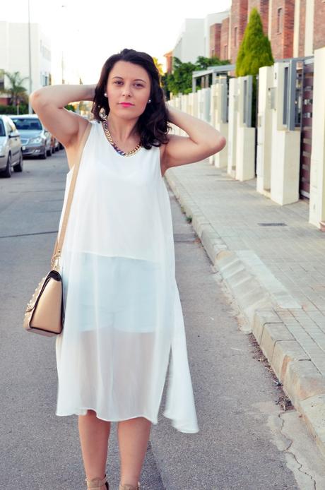 Blusa larga y shorts Outfit Mi vestidoazul Fashion blogger Friendsfluencers (1)