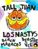 Tall Juan, Los Nastys, Black Maracas y Beastie Vee en Sala Taboó