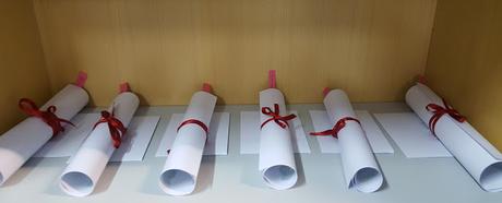 Entrega de diplomas al alumnado colaborador y a los mejores lectores