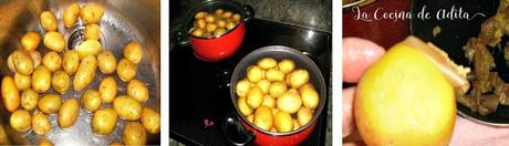 Patatas  atortas ( escabechadas)