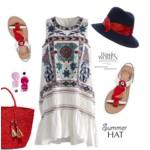 Summer hat by siempre bella quiero estar