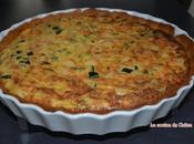 Quiché calabacín palitos cangrejo