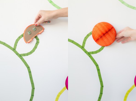 2 IDEAS DIY para decorar con pompones de nido de abeja!