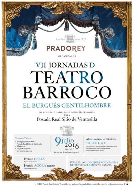 VII Jornadas Barrocas en Bodegas PradoRey TEATRO BARROCO 2016
