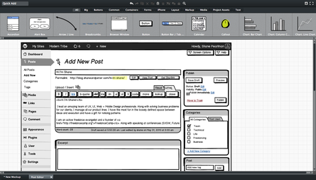 crea mockups - Balsamiq