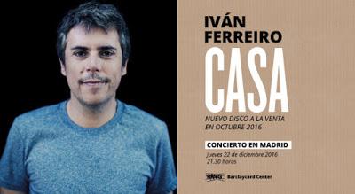 Iván Ferreiro anuncia nuevo disco y concierto de presentación en Madrid