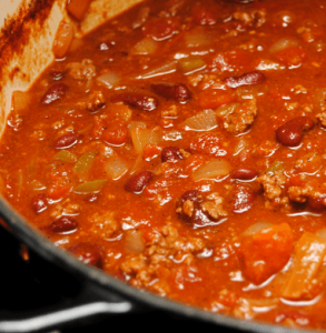 Receta de Gratinado de chile con carne chile